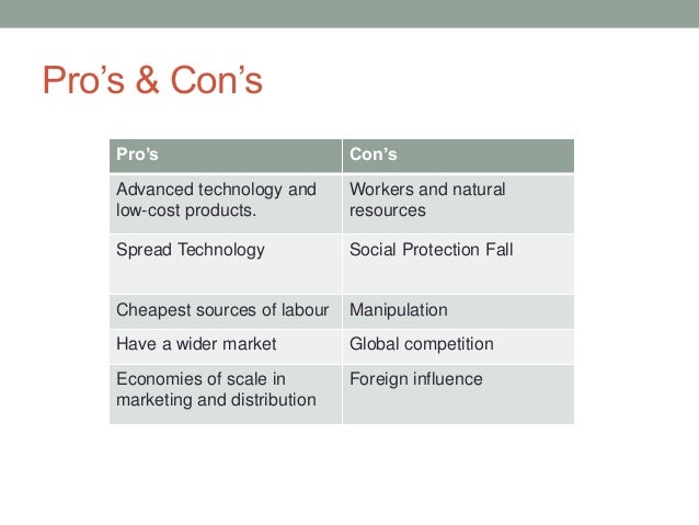 criticism of multinational corporations positive and negative aspects of multinational companies
